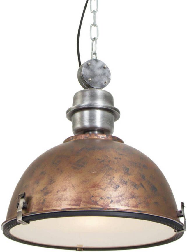 Steinhauer Hanglamp Industrieel 7586b Oud Bruin