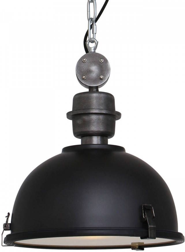 Steinhauer Hanglamp industrieel bikkel 7978zw zwart