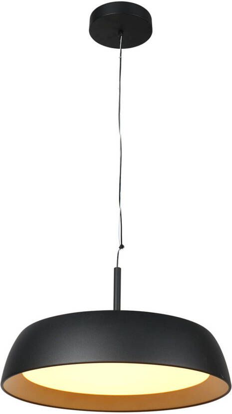 Steinhauer hanglamp Mykty zwart metaal 45 cm ingebouwde LED-module 3689ZW