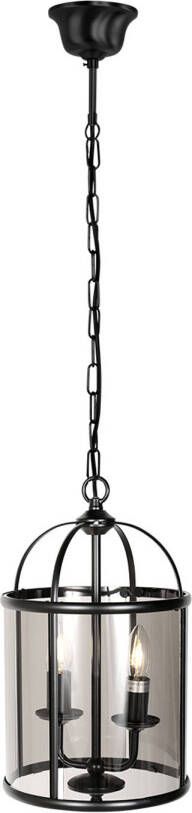 Steinhauer hanglamp Pimpernel zwart metaal 23 cm E14 fitting 5971ZW