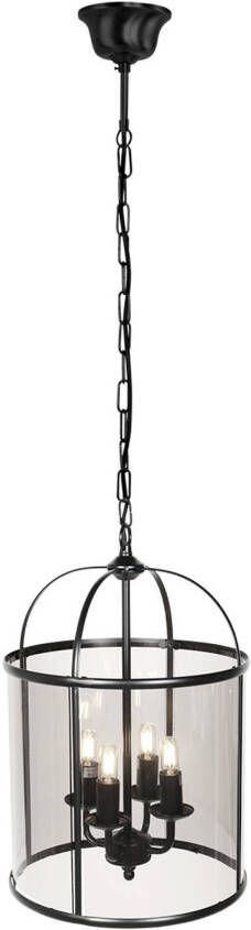 Steinhauer hanglamp Pimpernel zwart metaal 25 cm E14 fitting 5972ZW