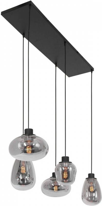 Steinhauer Hanglamp reflexion L 100 x B 25 cm 3078 zwart