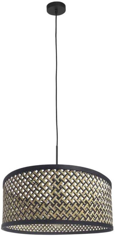 Steinhauer hanglamp Sparkled light zwart metaal 50 cm E27 fitting 3753ZW