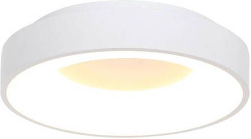 Steinhauer Ringlede ronde plafondlamp wit ingebouwd LED 2700K