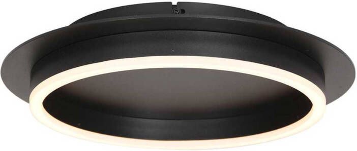 Steinhauer Ringlux plafonnieres ø 32 cm Ingebouwd (LED) zwart