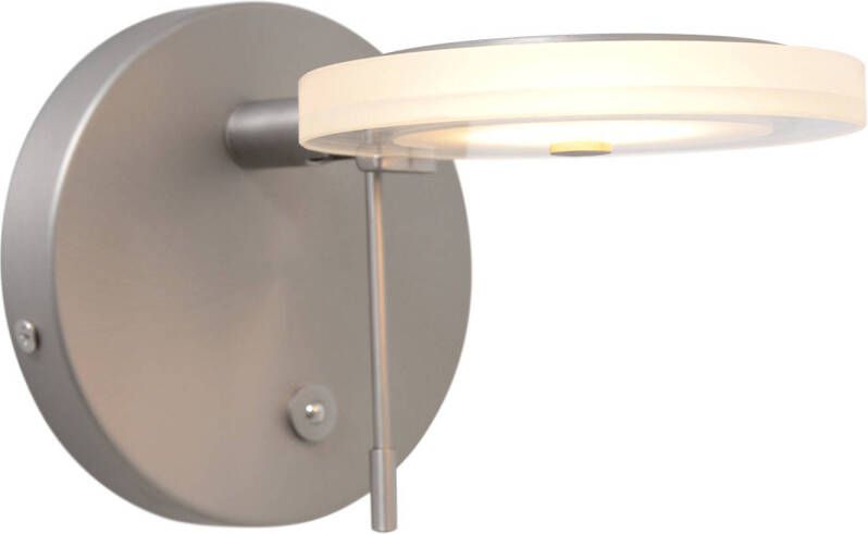 Steinhauer Turound wandlamp dimbaar Ø12 5 cm 18 cm diep draai- en kantelbaar staal