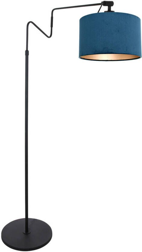 Steinhauer vloerlamp Linstrøm zwart metaal 95 cm E27 fitting 3736ZW