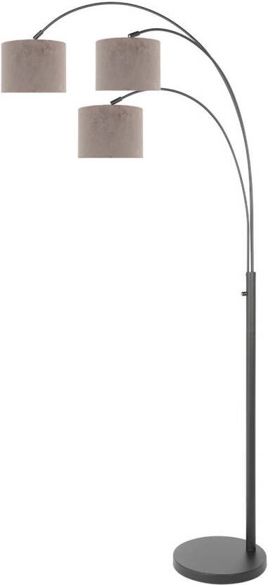 Steinhauer vloerlamp Sparkled light zwart metaal 3823ZW