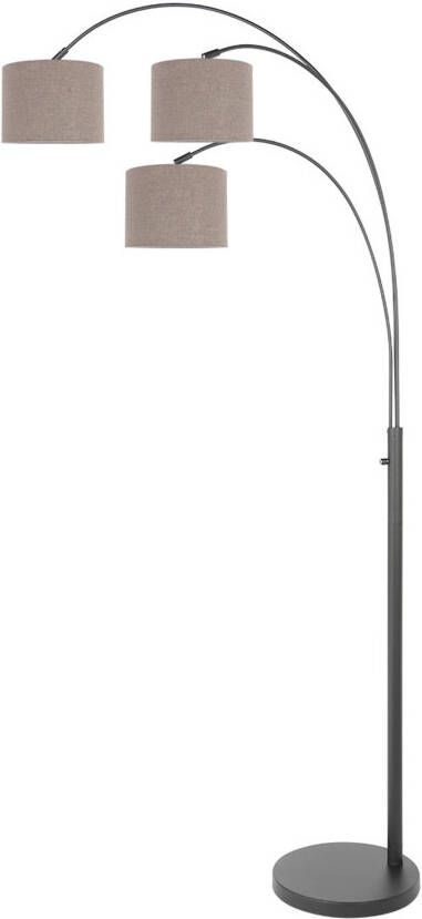 Steinhauer vloerlamp Sparkled light zwart metaal 3826ZW