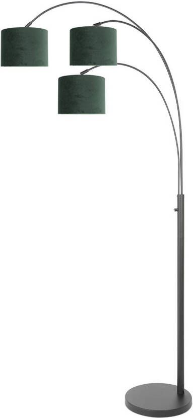 Steinhauer vloerlamp Sparkled light zwart metaal 3827ZW