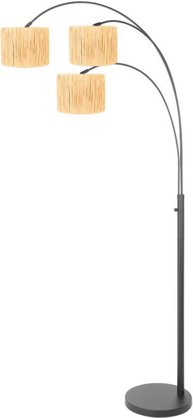 Steinhauer vloerlamp Sparkled light zwart metaal 3830ZW