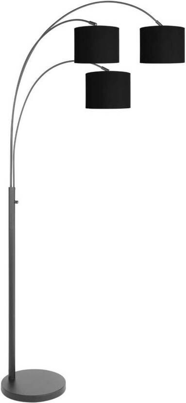 Steinhauer vloerlamp Sparkled light zwart metaal 3977ZW