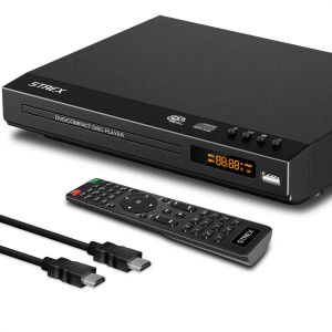 Strex DVD Speler Met HDMI Full HD 1080P Afstandsbediening USB HDMI RCA Regio Vrij Zwart