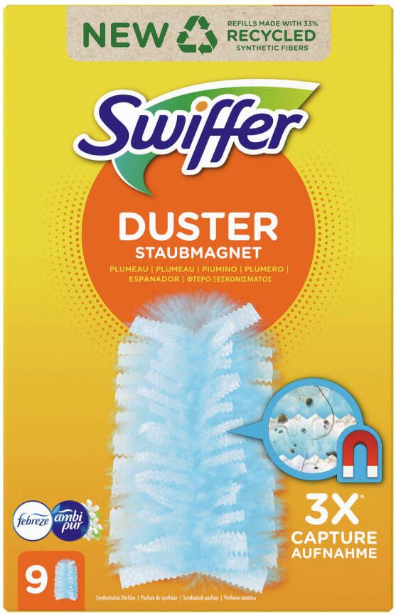 Swiffer Duster stofdoekjes Ambi Pur navulling 9st