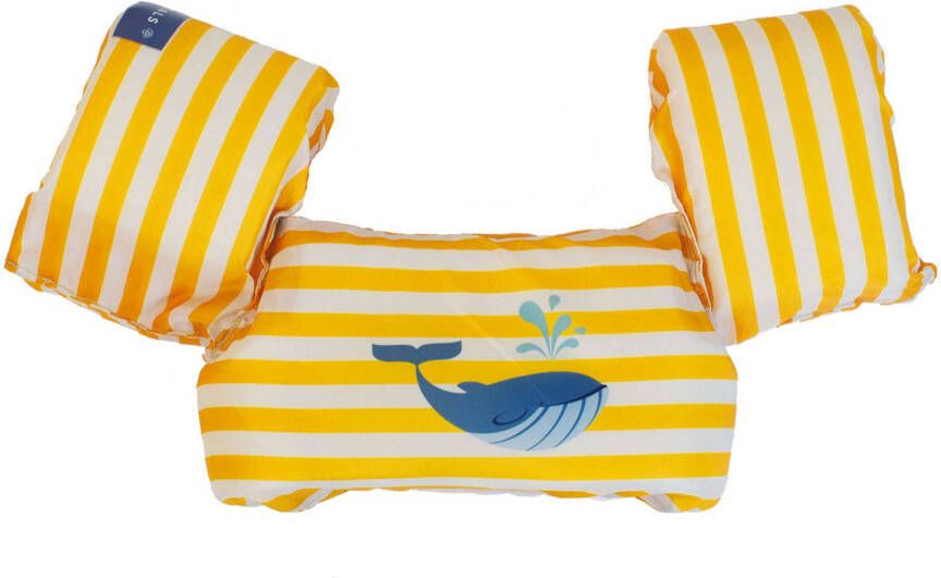 Swim Essentials Yellow-White Whale Puddle Jumper 2-6 years