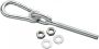 SwingKing Schommelhaak karabijnhaak M12 100 mm zilver kleur - Thumbnail 2