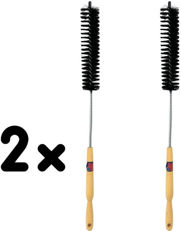 Synx Tools Set van 2 stuks Radiatorborstel Buigbaar- schrobborstel radiatorborstel flexibel bezems radiator reinigen radiator borstel