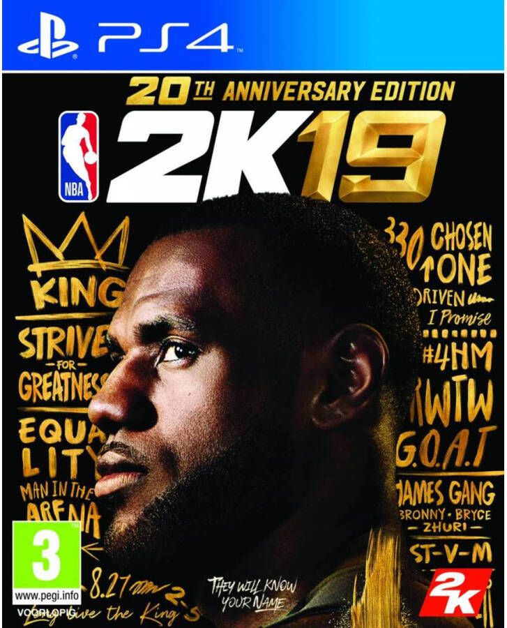 Take-Two Interactive NBA 2K19 20th Anniversary Edition PS4