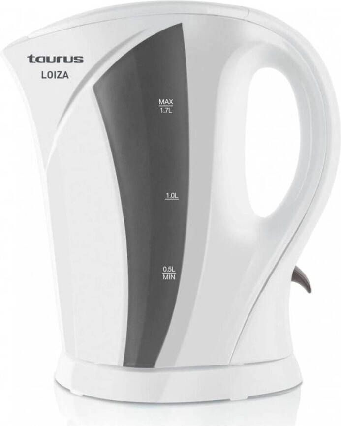 Taurus Waterkoker Loiza 2200 W Wit Plastic 1 7 L