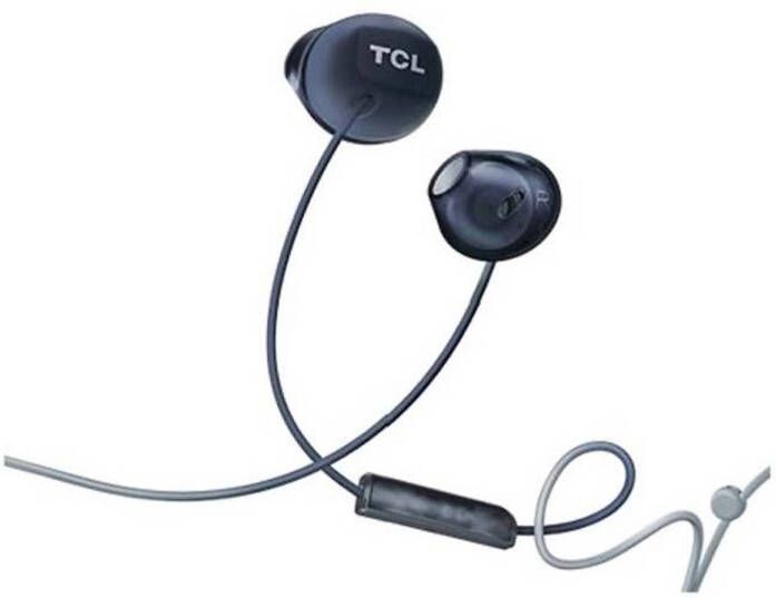 TCL Earphones with microphone black