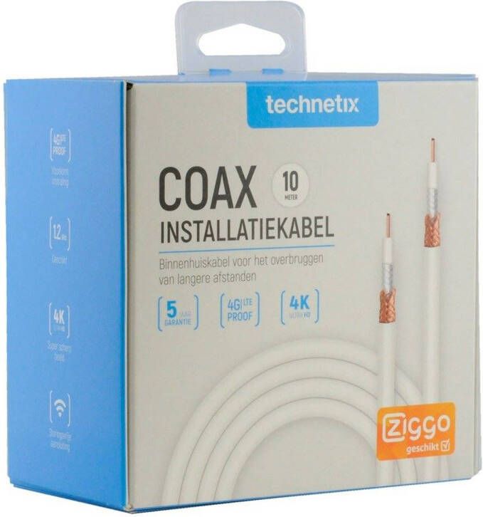 Technetix Coax Kabel in Doos COAXIH 10m