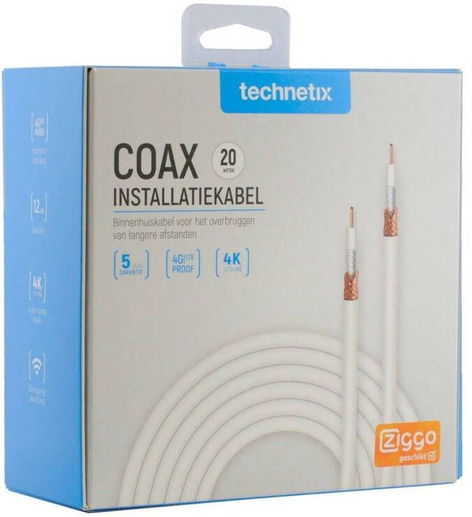 Technetix Coax Kabel in Doos COAXIH 20m