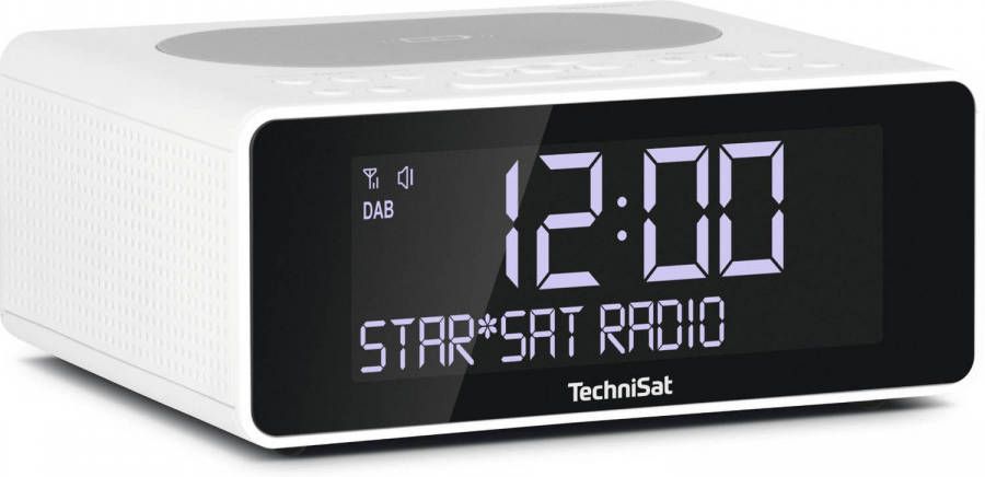 Technisat Digitradio 52 DAB+ wekkerradio wit