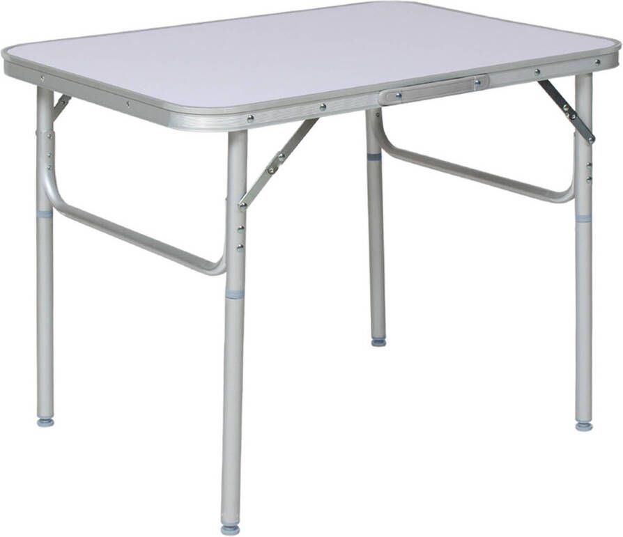 TECTAKE Campingtafel Opvouwbaar Van Aluminium 75x55x68cm Grijs