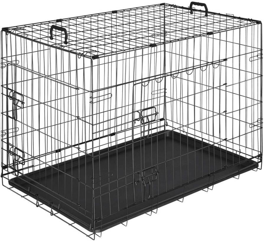 Tectake Hondenkooi Hondenhekbox Hondenkennel 91 5 x 59 5 x 64 cm