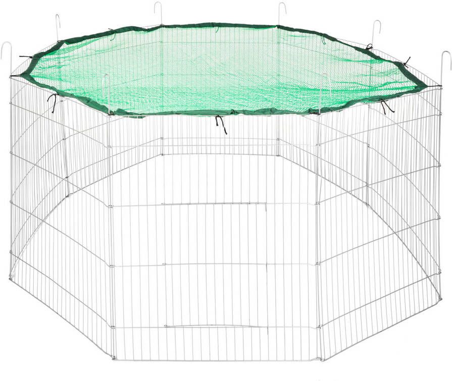 Tectake kooi voor kleine dieren incl veiligheidsnet Ø 204cm 402395