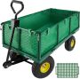 TECTAKE Bolderwagen Transportkar Xxl Max. 550kg Met Opbergruimte Groen - Thumbnail 2