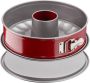 Tefal Delibake Savarin Mould in staal Ø 25 cm Rood en grijs Met scharnieren - Thumbnail 2