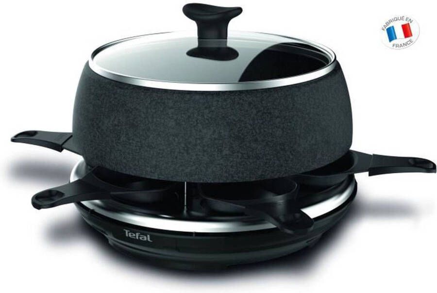 Tefal RE12C812 Raclette Cheese N&apos;Co 6 personen Zwart