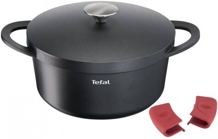 Tefal E21846 Trattoria braadpan 24cm + deksel Pan Zwart - Foto 2