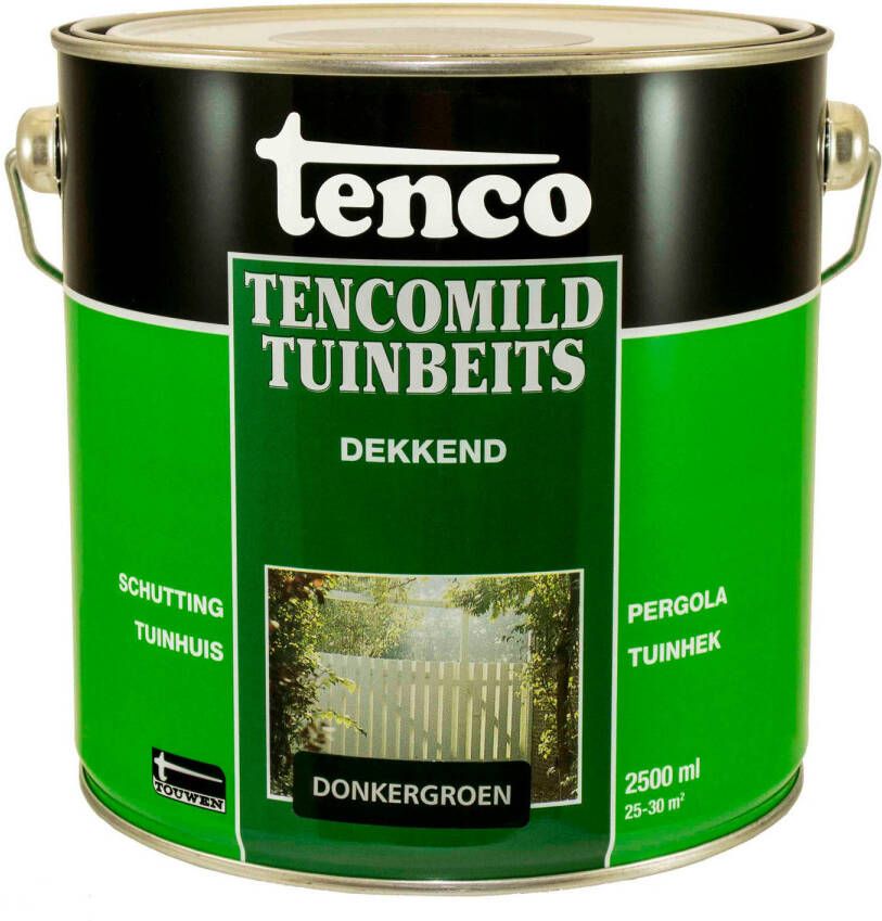 Tenco Mild Dekkend Beits Dekkend Donkergroen 2 5 L