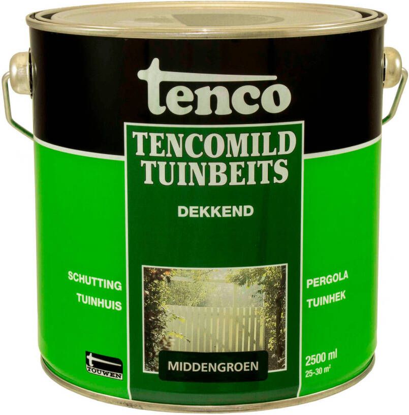 Tenco Mild Dekkend Beits Dekkend Middengroen 2 5 L