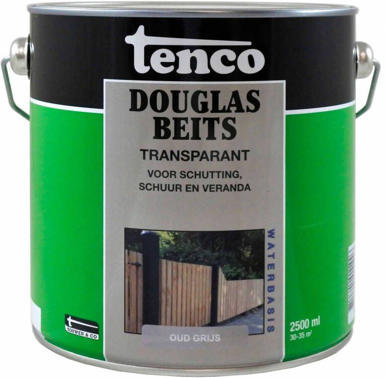 Tenco Douglas beits transparant oud grijs 2 5l verf beits