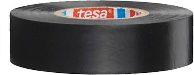 Tesa 1x isolatie tape op rol zwart 10 mtr x 1 5 cm Tape (klussen)