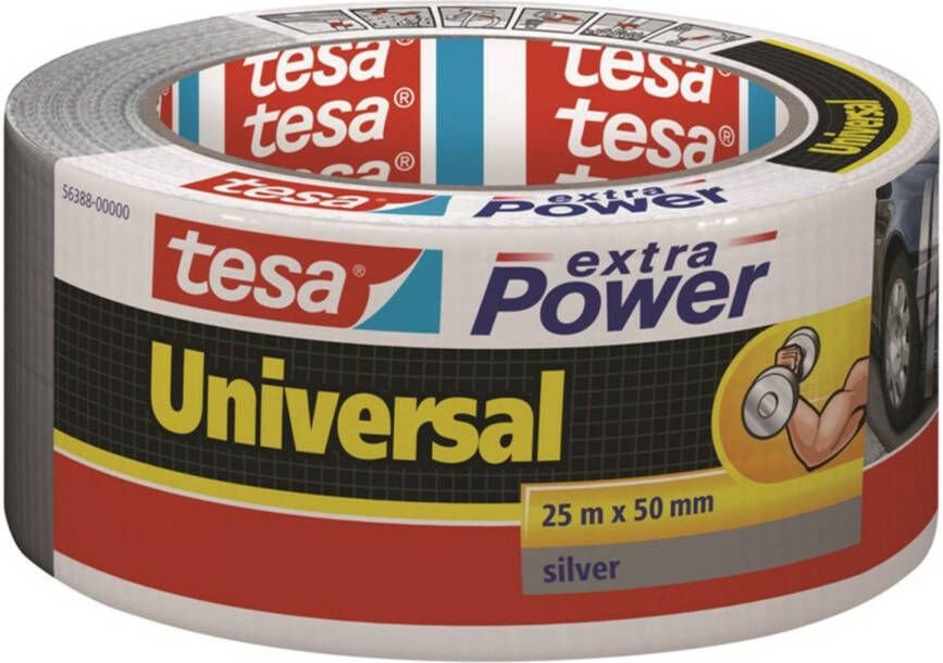 Tesa Tape Extra Power Universal Grijs 25m X 50mm