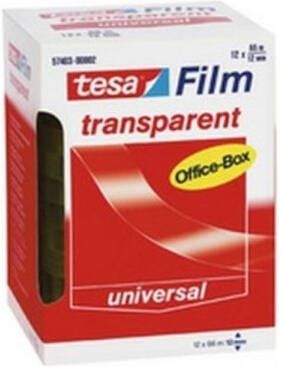 Tesa office film 66m x12mm pk 12