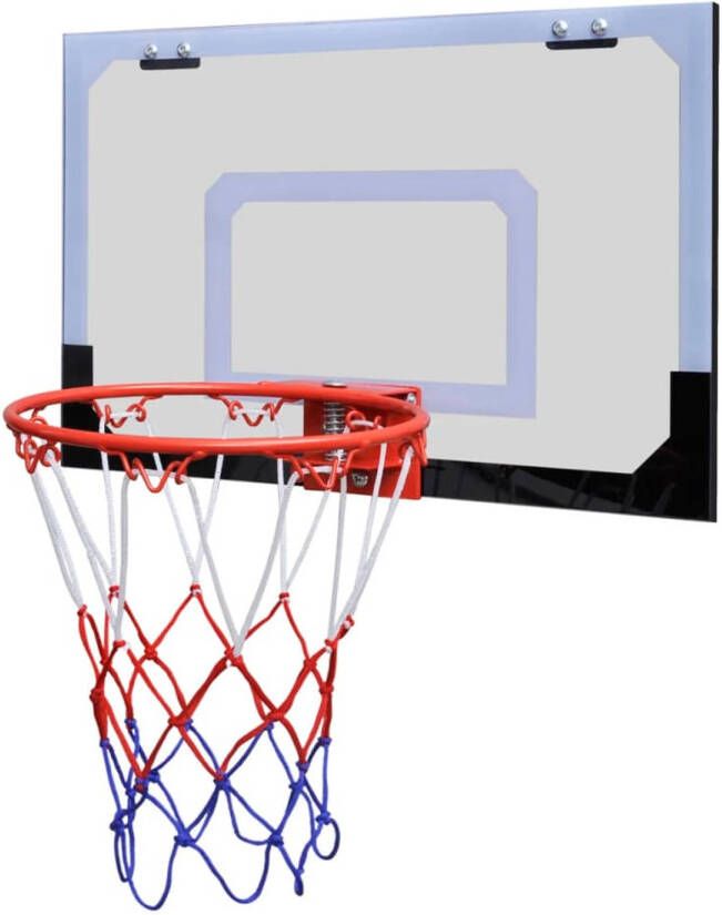 The Living Store Basketbal set Binnen Inklapbaar Stabiel Stalen frame Polyester net Schuimvulling 1x