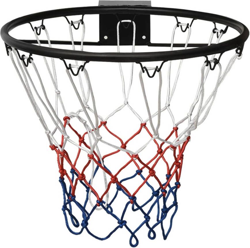 The Living Store Basketbalring Stalen Wandmontage Duurzaam Stabiel Geschikt voor binnen en buiten 45 cm