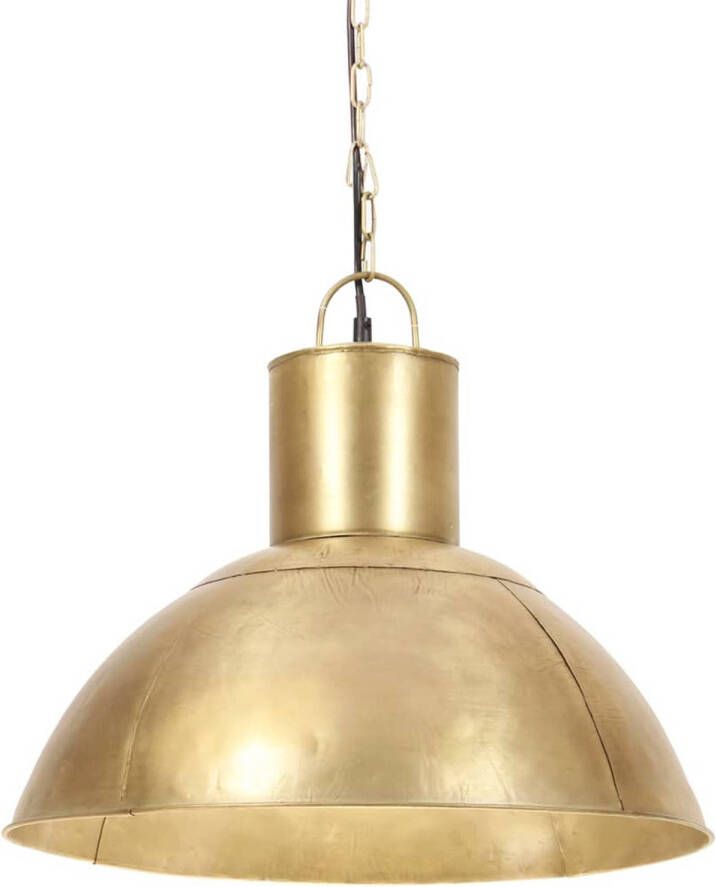 The Living Store Hanglamp Industriële Stijl 48 x 41 cm Messing E27 fitting