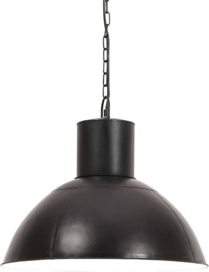 The Living Store Hanglamp Industriële Stijl IJzer Zwart 48x41 cm E27 fitting