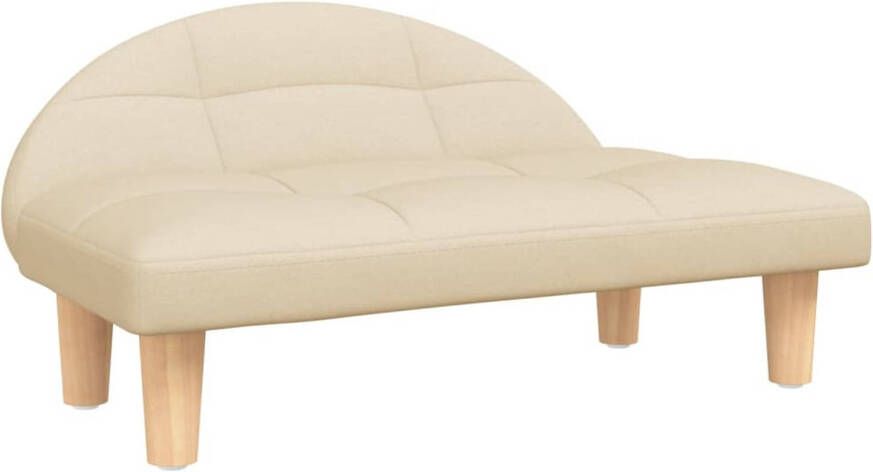 The Living Store Hondenbank Comfort Hondenbed 70 x 52 x 30 cm Crème