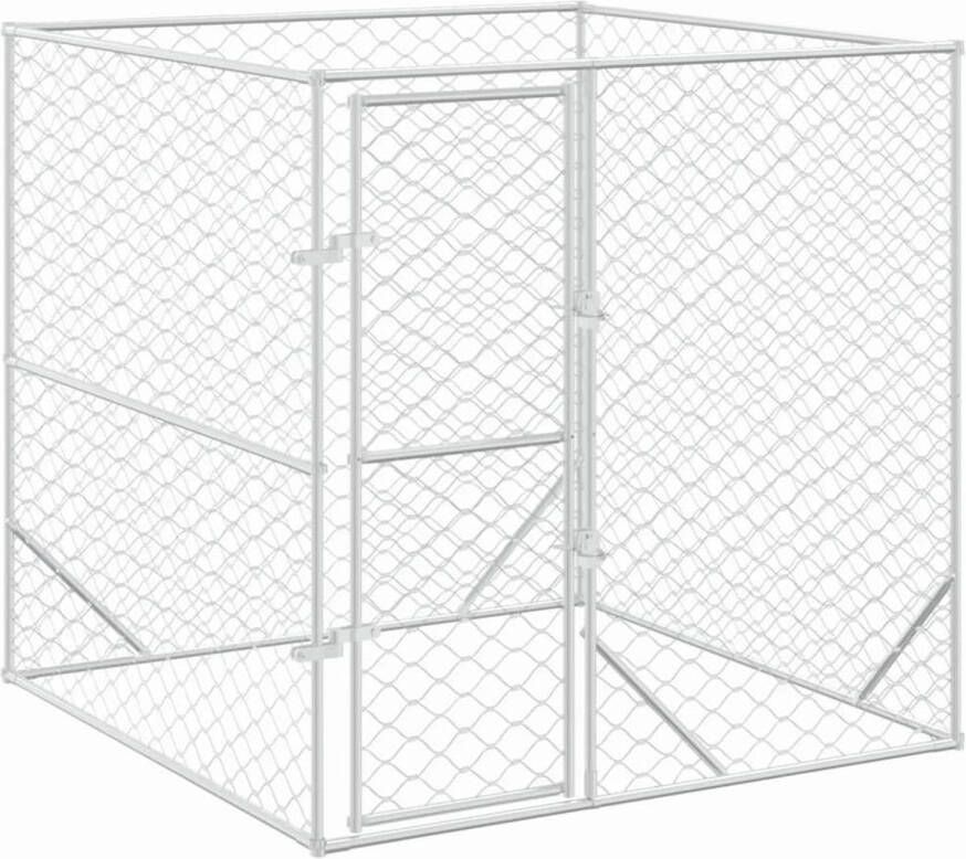 The Living Store Hondenkennel XL Buiten 2x2x2m Stevige constructie