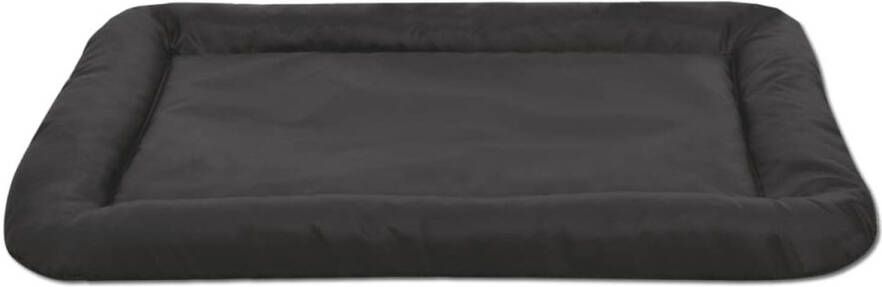 The Living Store Hondenmatras XXL Waterafstotend Anti-slip onderkant Zwart 97 x 62 cm PU-gecoate Oxford stof