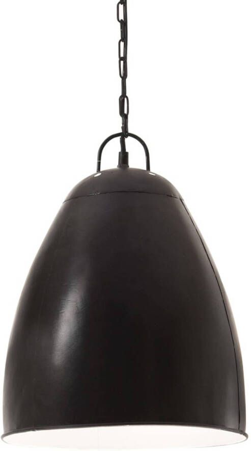 The Living Store Industriële Hanglamp 32 x 41 cm Zwart