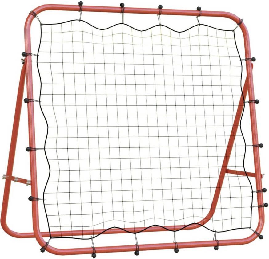 The Living Store Kickback Rebounder Voetbal 96x80x96 cm Verstelbare hoeken