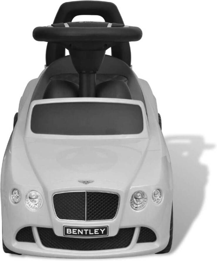 The Living Store Loopauto Bentley Loopauto Afmeting- 66.5 x 29 x 39 cm Kleur- wit Materiaal- kunststof
